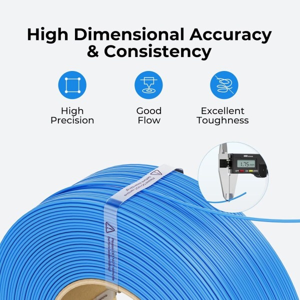 Creality CR-PETG Army Green - No Reel 3D Printer Filament, Hard Glossy, Tensile Str. 49MPA, 1 kg - CREALITY