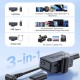 BOYALINK 3 - Type-C, Lightning & 3,5mm AI-Powered Button Wireless Microphone 2 TX + 1 RX + cha. Case