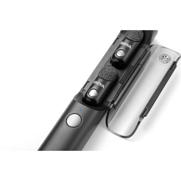 BOYA Magic - Type-C & 3,5mm, USB-C Receiver Wireless Microphone 2 TX + 1 RX + charing Case - Microphone (Mobile)