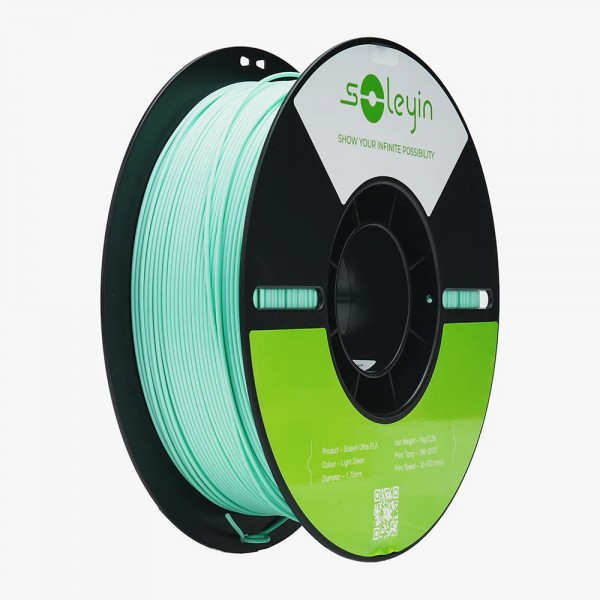 Creality Soleyin Ultra PLA Light Green 3D Printer Filament  1 kg Spool,1.75 mm - 