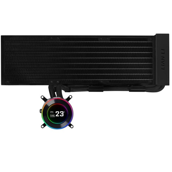 Lian Li HydroShift II LCD-C 360 No Fans Black - AIO CPU Liquid Cooler - LIAN LI