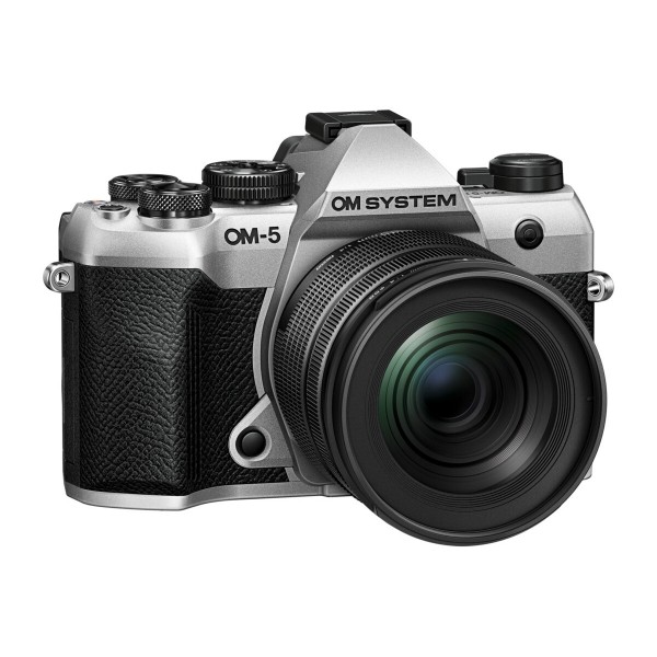 Olympus OM-5 II 1245 Kit silver, OM-5 II body silver, M.Zuiko Digital 12-45mm F4 PRO lens Black