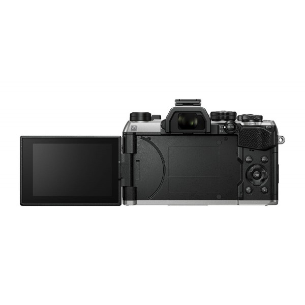 Olympus OM-5 II body silver, BLS-50 Battery, Eyecup, USB Connection Cable, Shoulder Strap