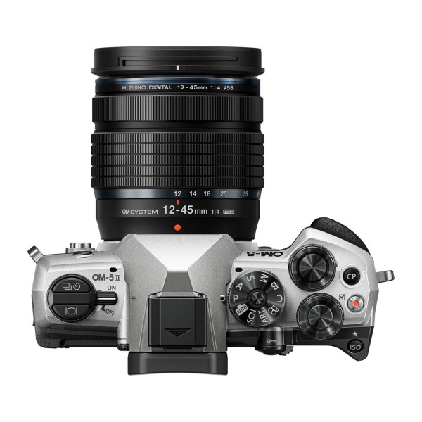 Olympus OM-5 II 1245 Kit silver, OM-5 II body silver, M.Zuiko Digital 12-45mm F4 PRO lens Black - Φωτογραφικά είδη
