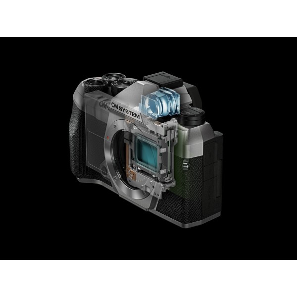 Olympus OM-5 II body black, BLS-50 Battery, Eyecup, USB Connection Cable, Shoulder Strap | OM-D Camera Olympus OM-5 II body black, BLS-50 Battery, Eyecup, USB Connection Cable, Shoulder Strap