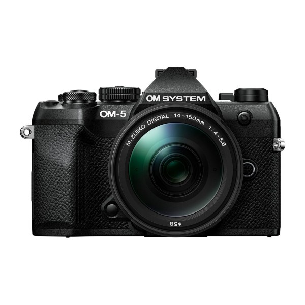 Olympus OM-5 II 1415-2 Kit black, OM-5 II body black, M.Zuiko Digital 14-150mm F4-5.6 II lens black - 