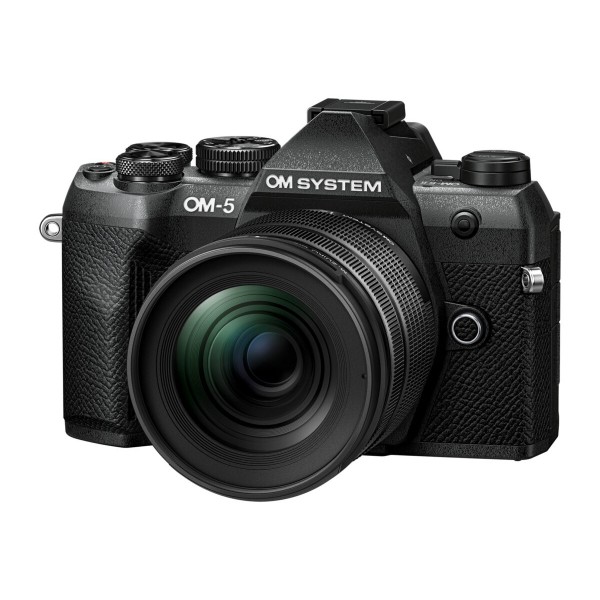 Olympus OM-5 II 1245 Kit black, OM-5 II body black, M.Zuiko Digital 12-45mm F4 PRO lens black,BLS-50