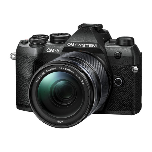 Olympus OM-5 II 1415-2 Kit black, OM-5 II body black, M.Zuiko Digital 14-150mm F4-5.6 II lens black