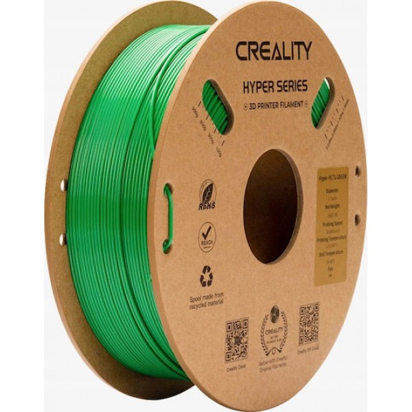 Creality Hyper-PETG Green 3D Printer Filament, fast print, chemical sunlight resist. 1kg 1.76 - CREALITY