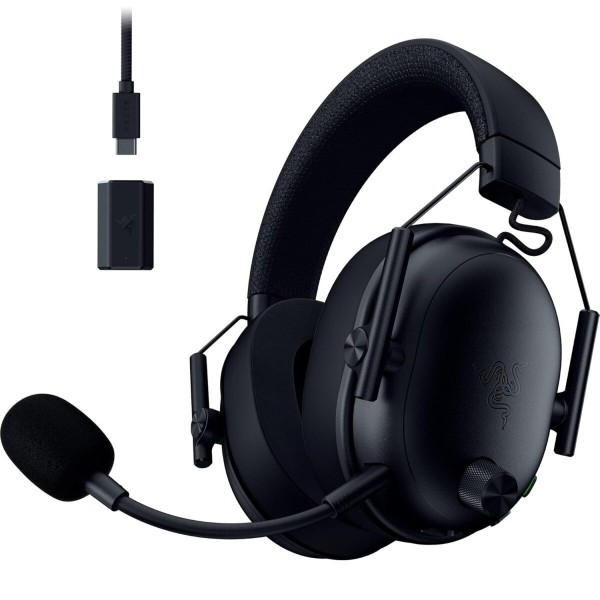 Razer BLACKSHARK V3 Black - Wireless Gaming Headset - 70h Battery - 2.4GHz/BT/USB - PC/PS5/Switch - Razer