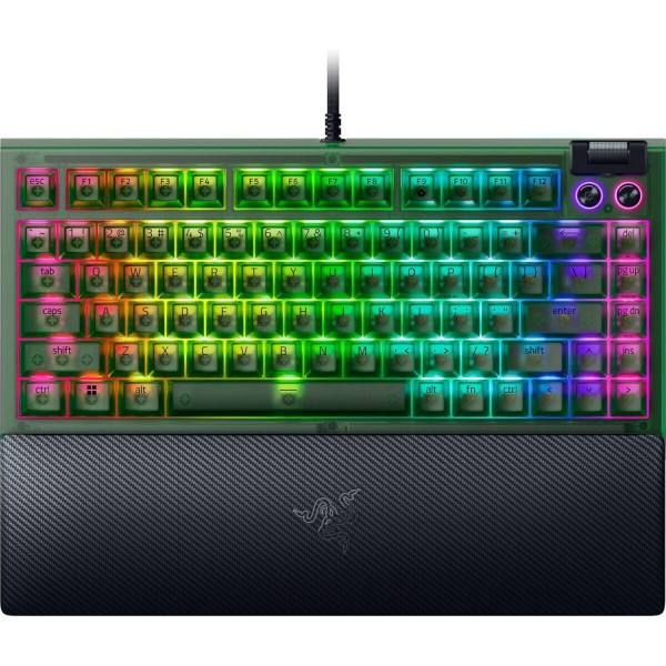 Razer BLACKWIDOW V4 75% Phantom Ed. - Mechanical - RGB - Hot-Swappable - Orange Tactile Switches - Gaming Keyboard