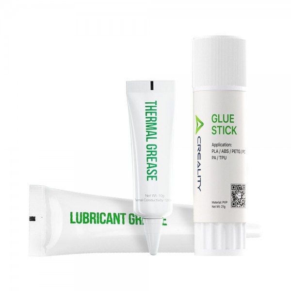 Creality 3D Printing Accessories Pack - Glue Stick, Τhermal Grease, Lubricant Grease, in one Package - CREALITY