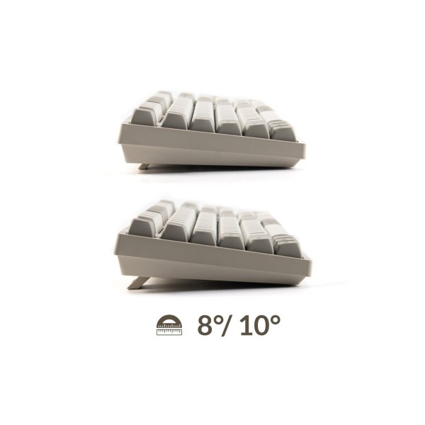 Keychron C2 Pro (C2PX-M1) QMK/VIA Mechanical Red Switch - 8K Polling Rate Hot Swap. 100% US Retro RG
