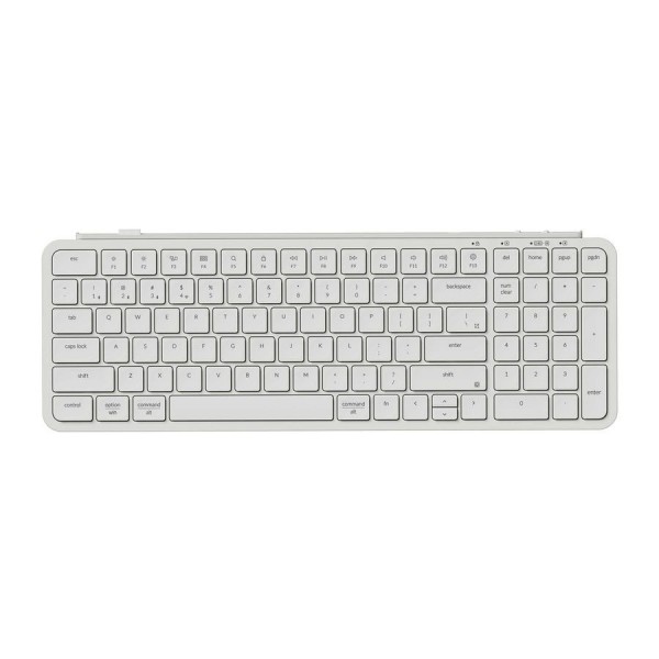 Keychron B2 Pro (B2P-K8) Ultraslim Mini Wireless BT Keyboard ZMK Online customize White 96% US Lay - Keychron