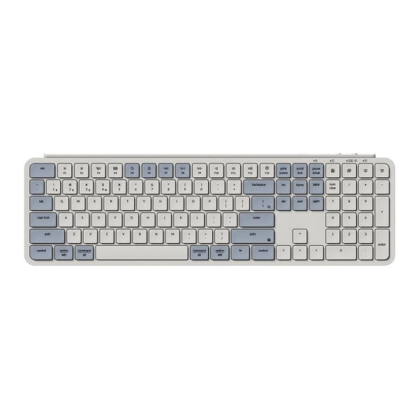 Keychron B6 Pro (B6P-K11) Ultraslim Wireless Keyboard ZMK Online customization - Retro Blue 100% US - Office Keyboard