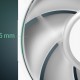 Arctic P12 Pro A-RGB (White) - 3 Pack - PWM 120mm Case Fan Value Pack - max 3000 RPM - PWM regulate | Case Fan Arctic P12 Pro A-RGB (White) - 3 Pack - PWM 120mm Case Fan Value Pack - max 3000 RPM - PWM regulate