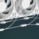 Arctic P12 Pro A-RGB (White) - 3 Pack - PWM 120mm Case Fan Value Pack - max 3000 RPM - PWM regulate | Case Fan Arctic P12 Pro A-RGB (White) - 3 Pack - PWM 120mm Case Fan Value Pack - max 3000 RPM - PWM regulate