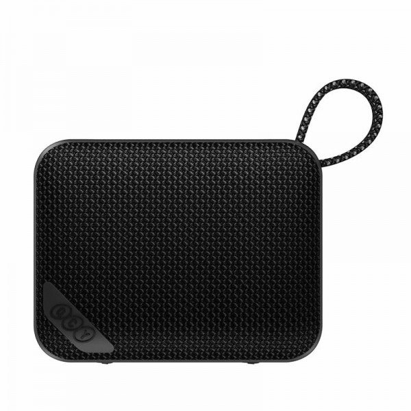 QCY SP2 Black - Pocket Size IP67 RGB BT Speaker Deep Punch Bass TWS Stereo Subwoofer 17h - QCY
