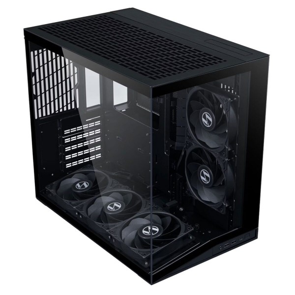 Lian Li O11D Mini V2 FLOW BLACK - ATX PC GAMING CASE - 5x FANS - IMPROVED AIRFLOW - GPU SUPPORT BRAC - Cases
