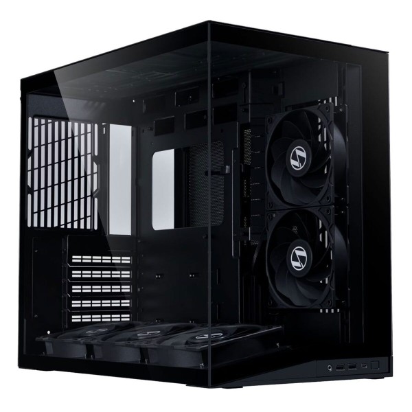 Lian Li O11D Mini V2 FLOW BLACK - ATX PC GAMING CASE - 5x FANS - IMPROVED AIRFLOW - GPU SUPPORT BRAC - Cases
