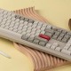 Keychron V6 Max Retro (V6M-R1) QMK/VIA BT/2,4/Wired Custom Mechanical Keyboard Red Switch 100% US