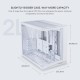 Lian Li O11D Mini V2 WHITE - ATX PC GAMING CASE - IMPROVED AIRFLOW - GPU SUPPORT BRACKET