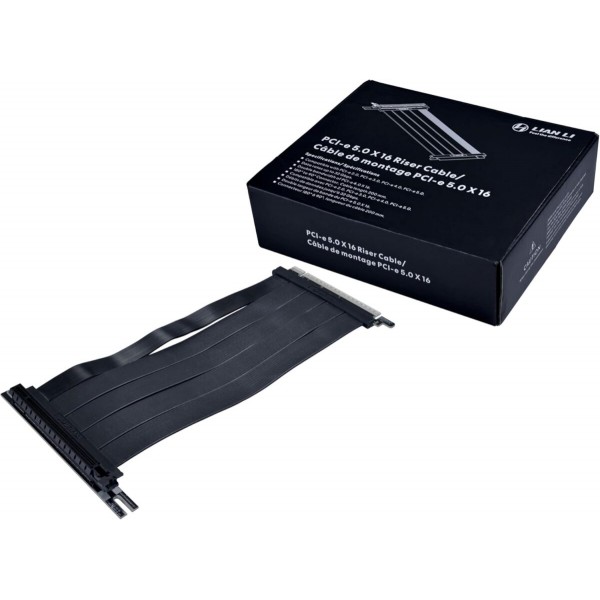 Lian Li PCIe 5.0 RISER CABLE 200mm - Black - Case Fan