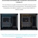 Lian Li O11D Mini V2 BLACK - ATX PC GAMING CASE - IMPROVED AIRFLOW - GPU SUPPORT BRACKET