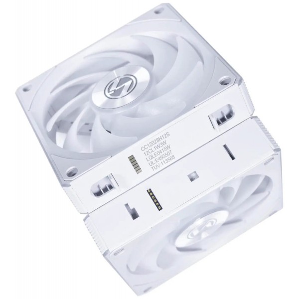 Lian Li UNI RGB FAN CL WIRELESS 120mm Reverse Blade White - No controller - Static Pressure