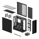 Arctic Xtender (Black) mirror black window w/o GPU vertical mount - Mid Tower Case w. A-RGB Fans