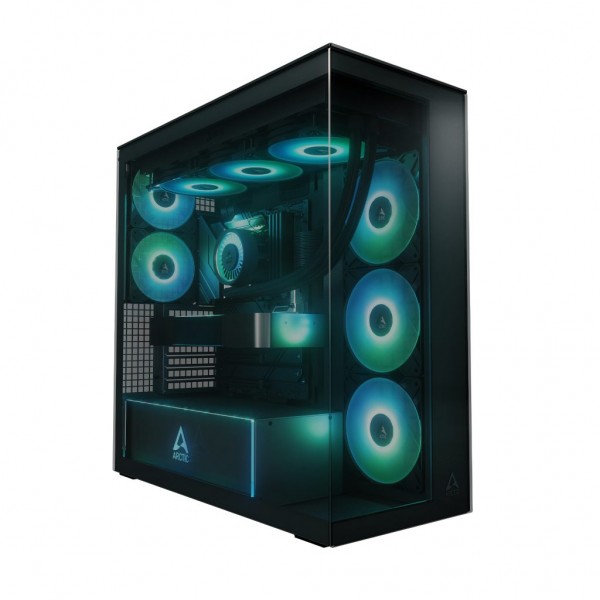 Arctic Xtender (Black) black window w/o GPU vertical mount - Mid Tower Case w. A-RGB Fans - Σύγκριση Προϊόντων