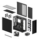 Arctic Xtender (Black) mirrow black window with GPU vertical mount - Mid Tower Case w. A-RGB Fans