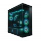 Arctic Xtender (Black) black window with GPU vertical mount - Mid Tower Case w. A-RGB Fans