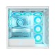 Arctic Xtender (White) transparent window w/o GPU vertical mount - Mid Tower Case w. A-RGB Fans