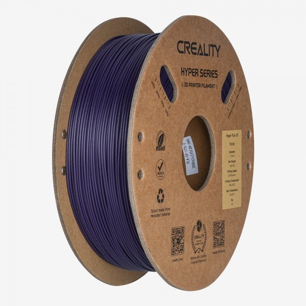 Creality Hyper PLA-CF Purple Carbon Fiber 3D Printer Filament, High Strength, 1 kg Spool1.75 - CREALITY