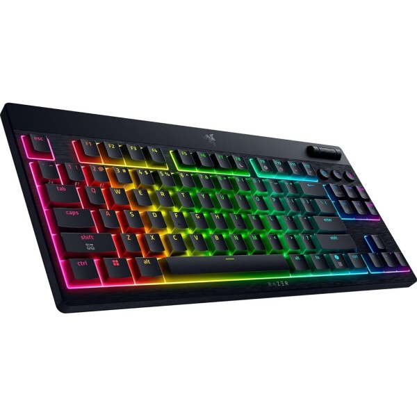 Razer BlackWidow V4 Low Profile Tenkeyless HyperSpeed - Wireless RGB Keyboard - Yellow Switch - Gaming Keyboard