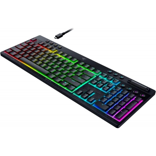 Razer BlackWidow V4 Low Profile HyperSpeed - Wireless / Bluetooth RGB Gaming Keyboard -Orange Switch