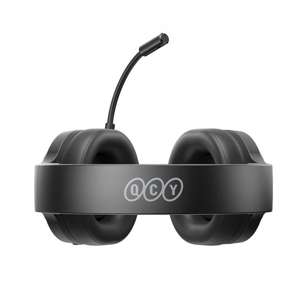 QCY Heroad V200 Wireless Quad Black - Bluetooth & WiFi & USB-A & USB-C RGB Gaming Headset PS4/PS5/PC