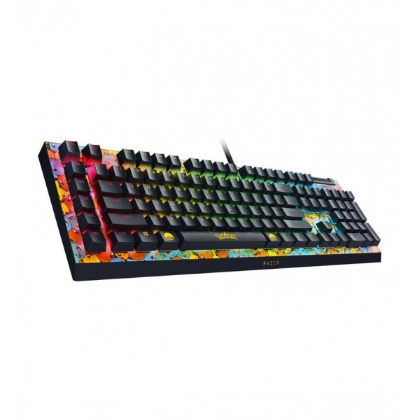 Razer BLACKWIDOW V4 X Pokemon Kanto Starters Ed. - RGB Gaming Mechanical Keyboard - Green Switch - Gaming Keyboard