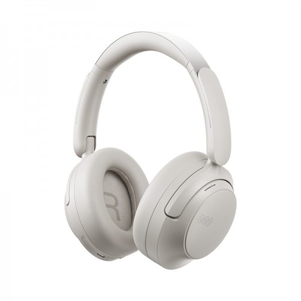 QCY H3S Headphones White - Type-C & Bluetooth 6.0 ANC iOS/Android Call Noise Cancelling Headset102h - QCY
