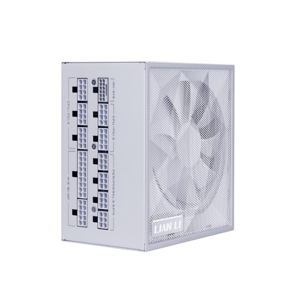 Lian Li SX 1000P White - PLATINUM 1000W - ATX 3.1 - 12V-2x6 - Japanese Capacitor - 10 Years Warranty - Power Supply