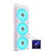 Lian Li Hydroshift II LCD-S 360CL White - RGB AIO CPU Cooler - 3.4" Screen - 1851/1700, AM5/AM4