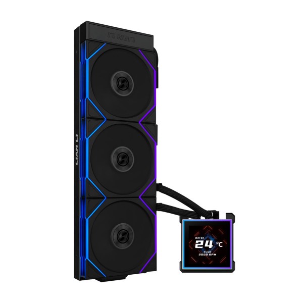 Lian Li Hydroshift II LCD-S 360TL Black - RGB AIO CPU Cooler - 3.4" Screen - 1851/1700, AM5/AM4