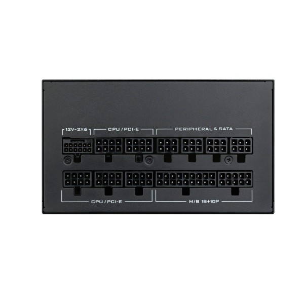 Lian Li SX 1000P Black - PLATINUM 1000W - ATX 3.1 - 12V-2x6 - Japanese Capacitor - 10 Years Warranty