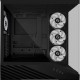 Lian Li Vector V100 Black - 4 x 120mm ARGB - LED RGB Strip - Tempered Glass - ATX Case