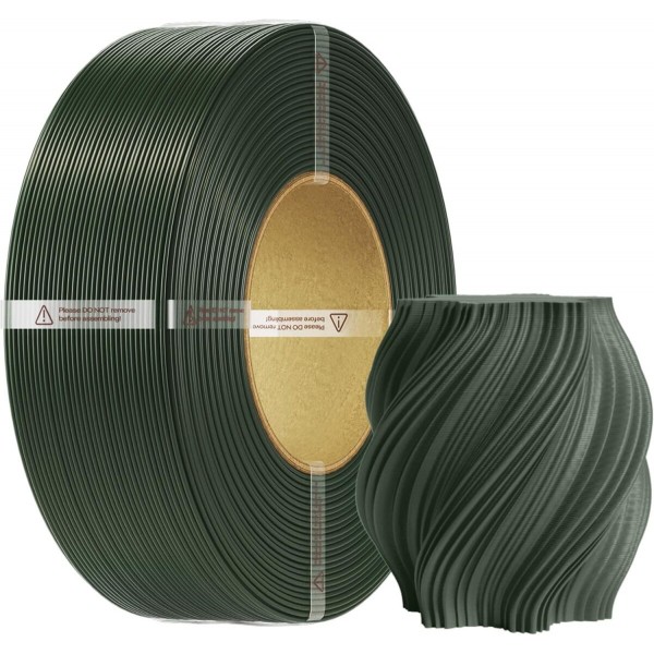 Creality CR-PETG Army Green - No Reel 3D Printer Filament, Hard Glossy, Tensile Str. 49MPA, 1 kg - CREALITY