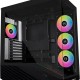 Lian Li Vector V100 Black - 4 x 120mm ARGB - LED RGB Strip - Tempered Glass - ATX Case