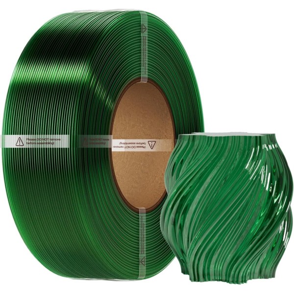 Creality CR-PETG Transparent Green - No Reel 3D Printer Filament, Hard Glossy, Tensile 49MPA, 1 kg - CREALITY