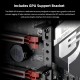 Lian Li Vector V100 White - 4 x 120mm ARGB - LED RGB Strip - Tempered Glass - ATX Case