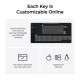 Keychron C1 Pro (C1PX-M3) QMK/VIA Mechanical Brown Sw. - 8K Polling Rate Hot Swap. 80% US Retro RGB